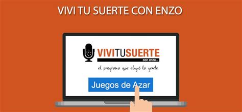 enzo vivi tu suerte hoy|Vivi Tu Suerte con Enzo: últimas Cabezas